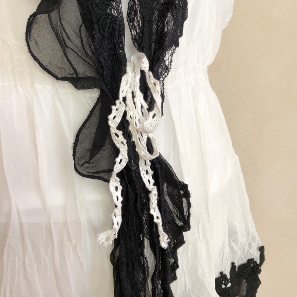 NWT Pretty Angel sheer waist tie top - Picture 3 of 7